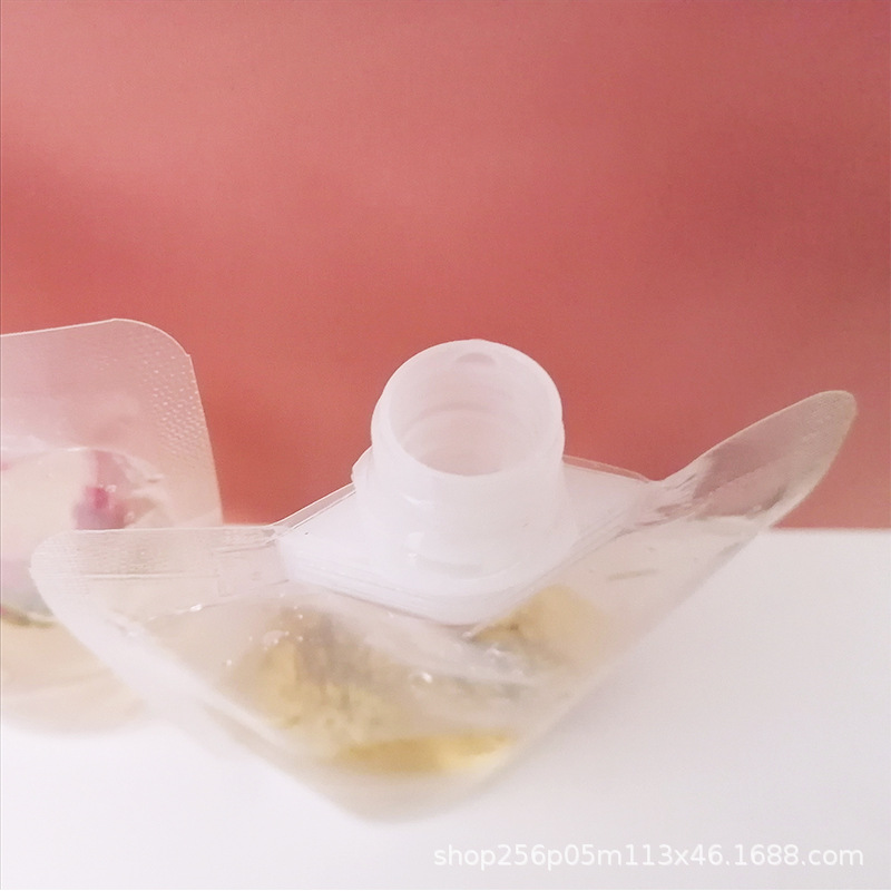 Bolsa de boquilla auto-permanente bolsa de leche máscara de té bolsa de jugo desechable de leche de soja bolsa de embalaje de material caliente al por mayor bolsa de boquilla de Boca Grande