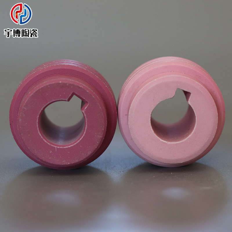 厂家批发95氧化铝陶瓷 焊接陶瓷 焊接瓷嘴送丝轮托架瓷轮