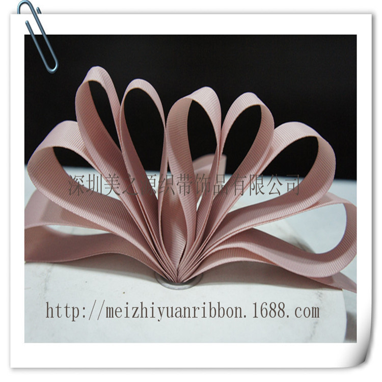 2.5寸(63-64MM)紫灰色罗纹带 6.3CM紫色横纹带 粉色手提绳彩带