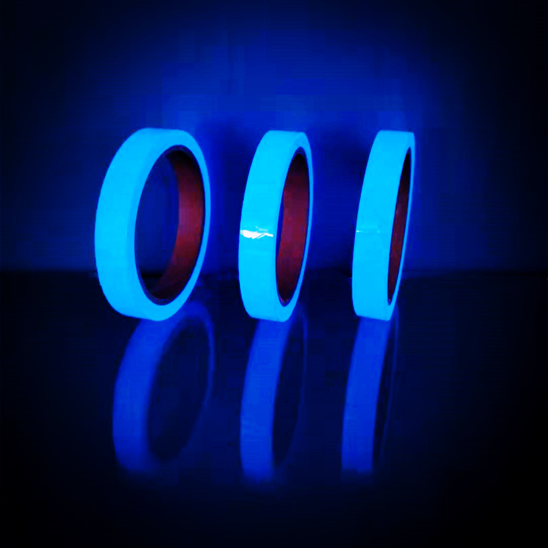 Лазурная светоотражающая белая водостойкая лента, не оставляет следов