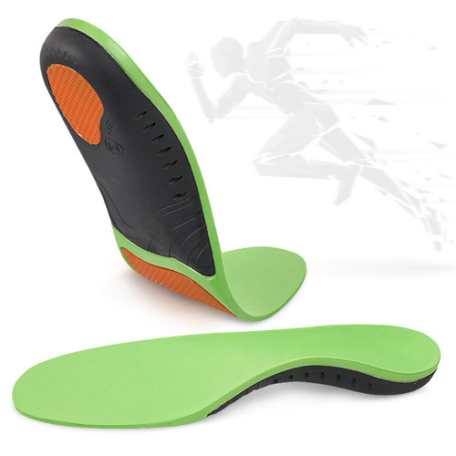 Cross-border arch insole flat foot support pad orthopedic full pad breathable massage pu sports shock absorbing insole wholesale