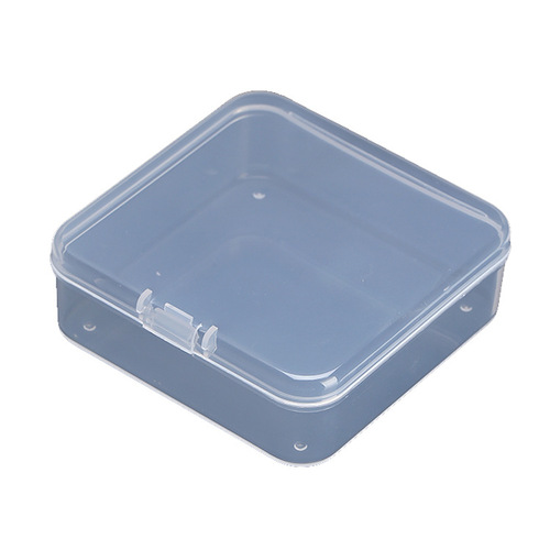 Factory direct supply PP box rectangular transparent plastic box component empty box stationery packaging storage box jewelry small box