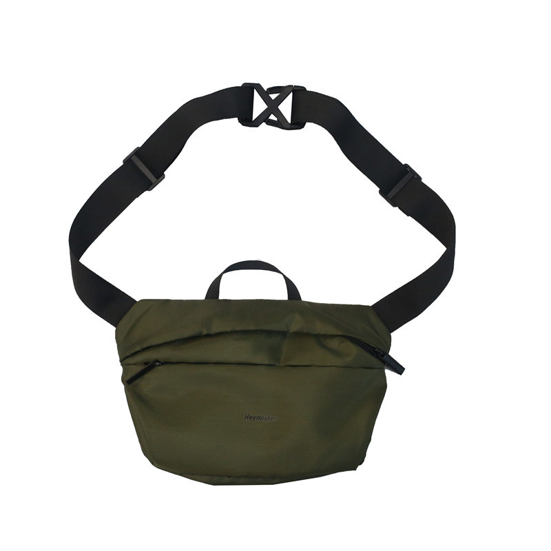 Bolsa de mensajero marca de moda para hombres ins bolsa de pecho de celebridades de Internet moda de la calle de las mujeres bolsa de hombro del todo fósforo bolsa pequeña casual japonesa