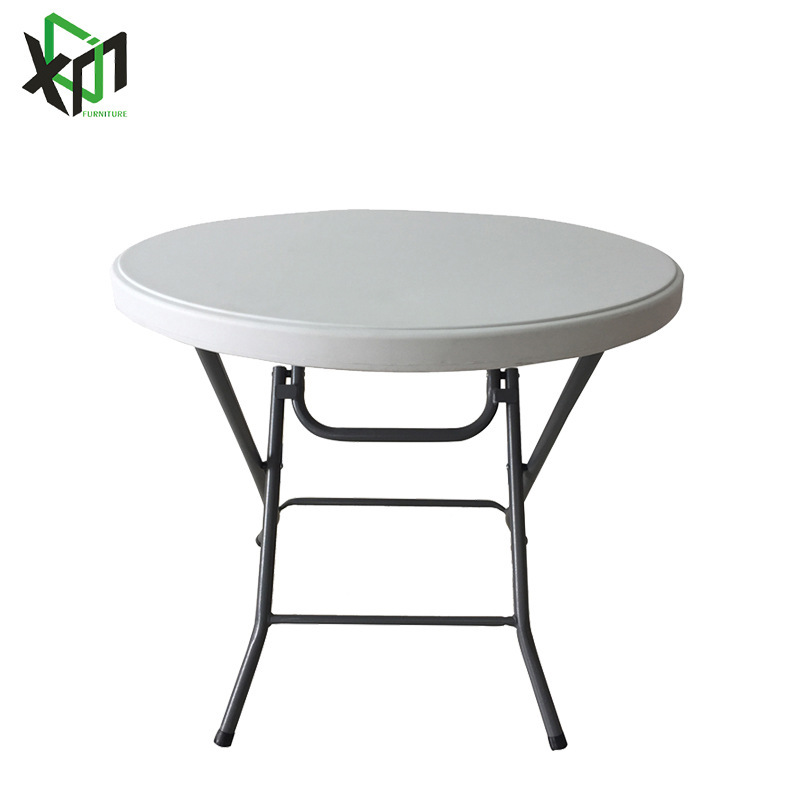 Outdoor Portable Folding Table Folding Small Round Table Round Bar 80 Diameter Hollow Blow Bar Table Outdoor Portable Folding Table Folding Small Round Table Round Bar 80 Diameter Hollow Blow Bar Table