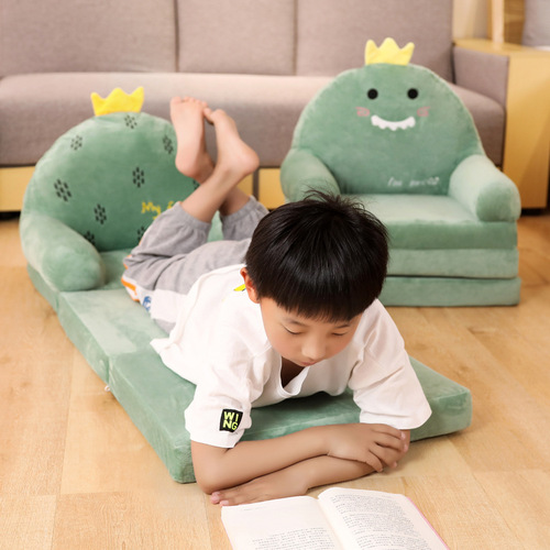 Children's cute cartoon folding sofa girl princess baby toddler reading area tatami lazy seat stool