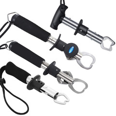 Stainless steel T-shaped gun handle fish control device Lua pliers fish catcher fish taker fish control pliers with scale and ruler pliers to catch fish