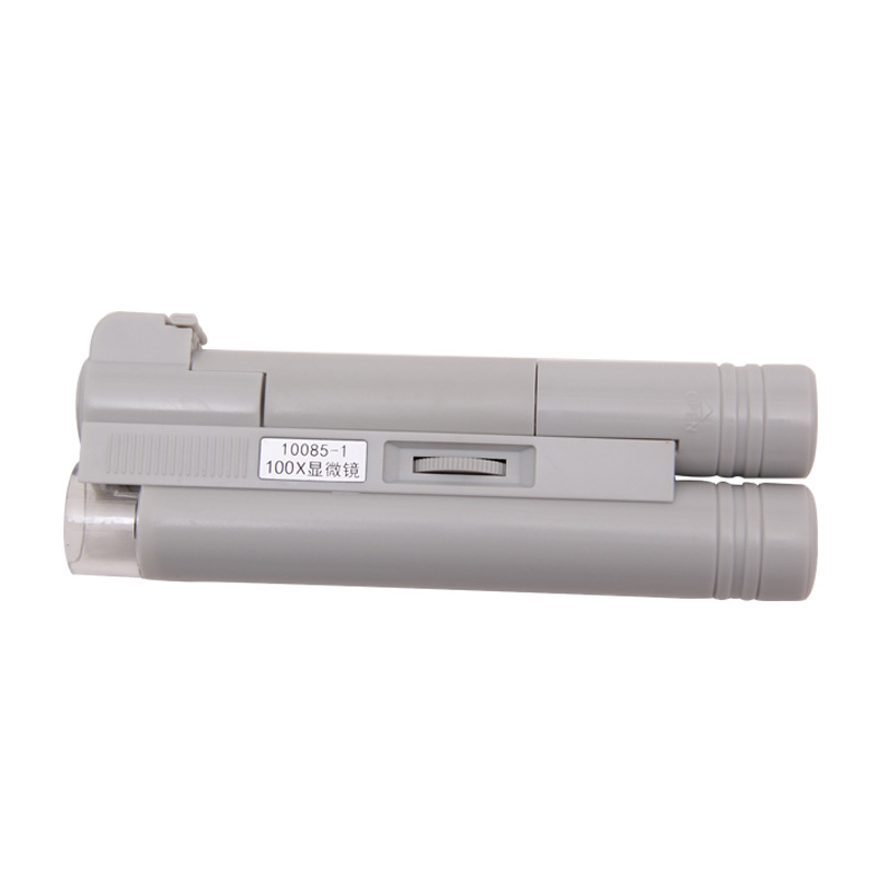 100倍高清便携式带LED灯双管显微镜 双筒显微镜厂家直销