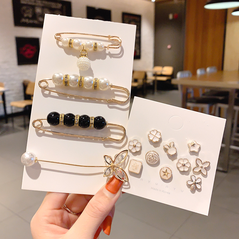 Botón de cuello anti-fuerte, botón secreto, artefacto invisible sin costura, broche de mujer, broche fijo de ropa, broche, broche de pecho.