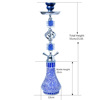 Cross -border supply supply Arabia's smoke glass pot double -tube water smoke set finished Hookah foreign trade shiSha