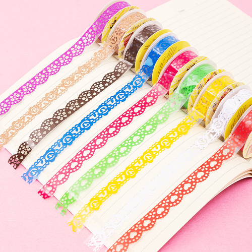 Korean creative DIY gold powder glitter tape colorful glitter tape DIY handmade decorative stickers