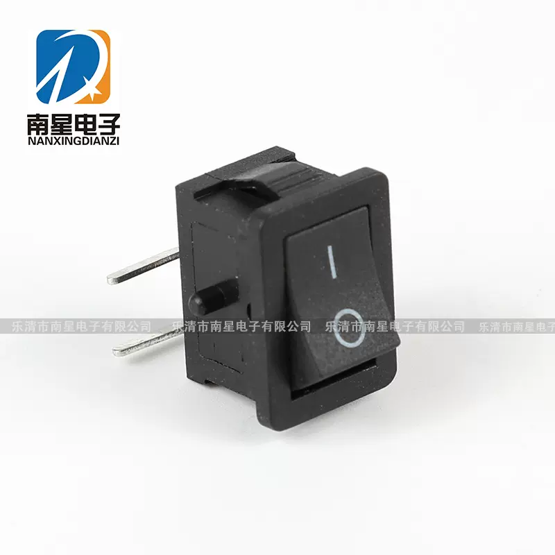 厂家批发弯脚船型开关 KCD1翘板开关带定位柱 弯二脚小按钮开关