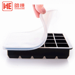 Amazon Silicone Ice Tray Home Square Food Grade Baby Food Container 20-Count Ice Cube Tray Ice Mold