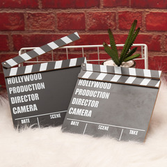 Wooden director's board, production notes board, movie shooting board, filming props, studio setup board, home decor wholesale