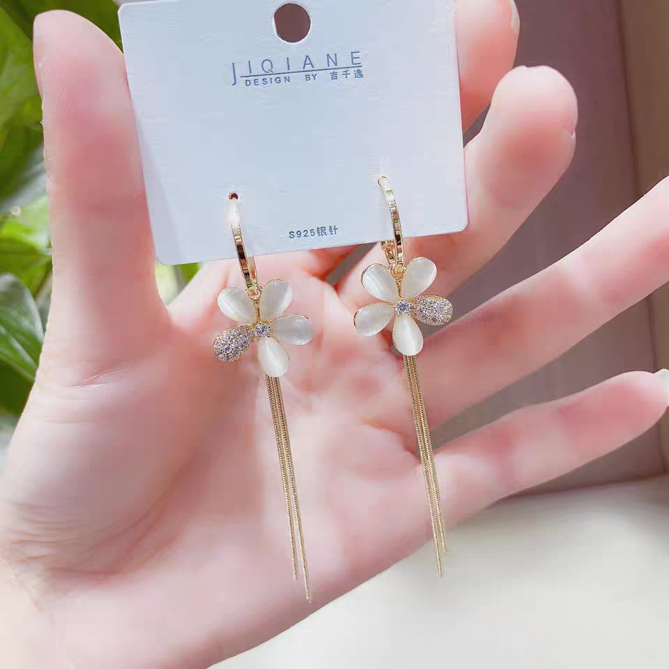 Elegant long earrings