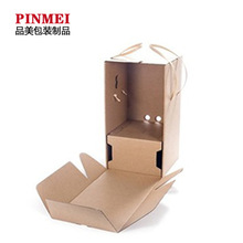 牛皮纸花盒快递盒七夕长方形鲜花包装纸箱纸盒子批发印刷自定义lo