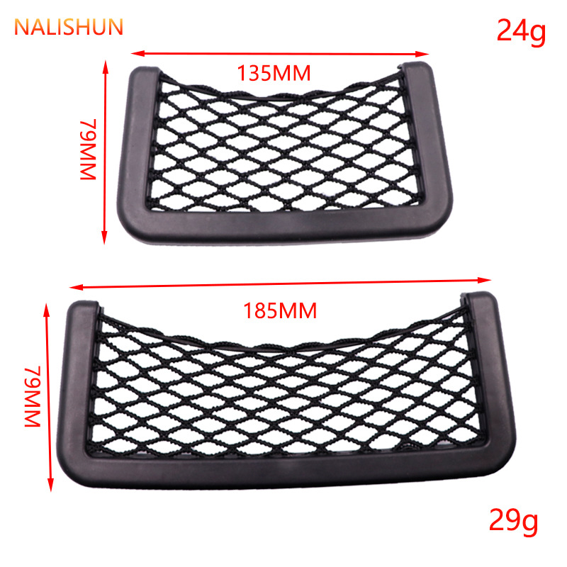 Organizador de bolsillo con red para almacenamiento en el asiento del coche, bolsa de almacenamiento para montar en el coche, bolsa colgante para el respaldo del asiento, suministros para el coche, resistente a la presión.