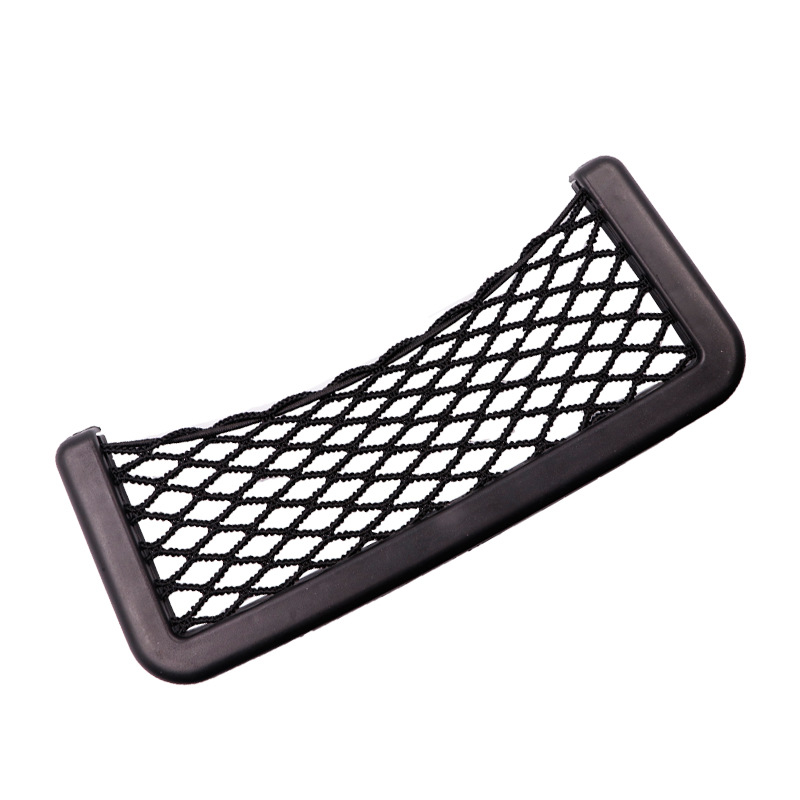 Organizador de bolsillo con red para almacenamiento en el asiento del coche, bolsa de almacenamiento para montar en el coche, bolsa colgante para el respaldo del asiento, suministros para el coche, resistente a la presión.