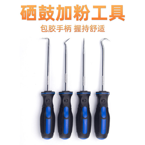 Maintenance printer 12A toner cartridge refilling screwdriver, powder refilling tool set, toner cartridge disassembly and refilling tool kit, top pin