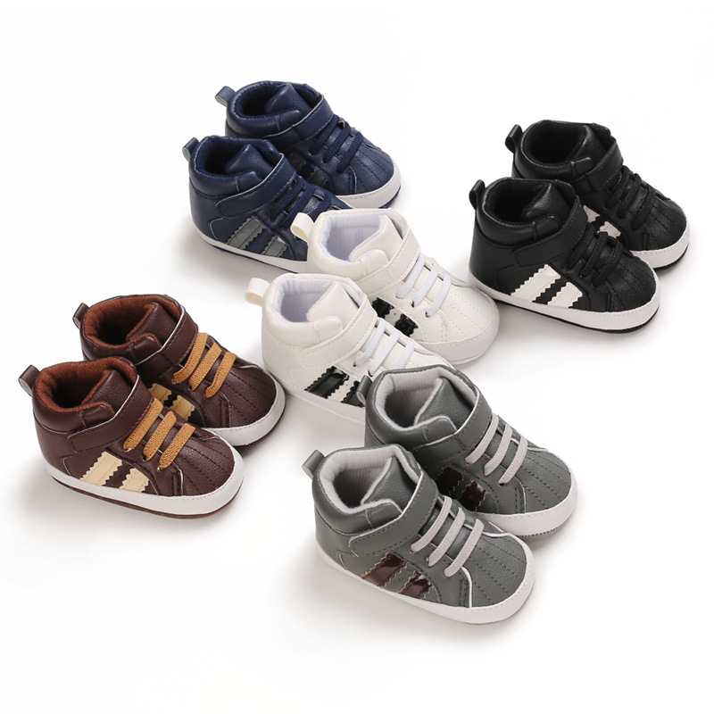 Primavera y otoño bebé niño zapatos para 0-1 años de edad suela suave zapatos de bebé casual zapatilla de deporte