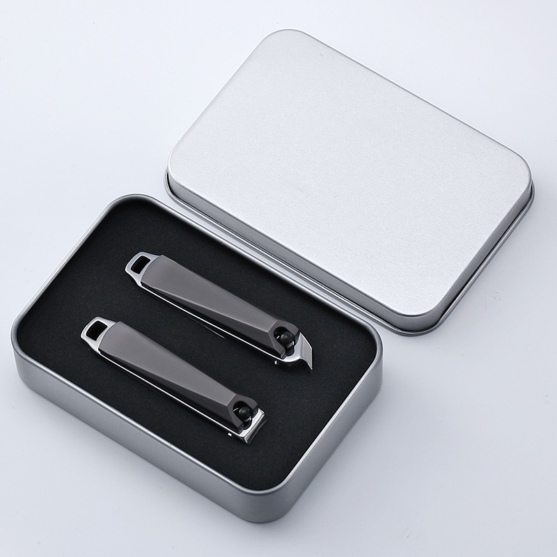 Conjunto oblicuo pequeño de dos piezas-caja de hierro