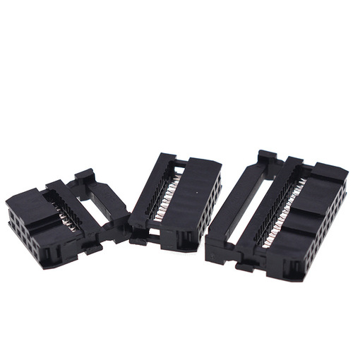 FC crimping head cable head 2.54MM pitch horn head 6-60P JTAG plug ISP interface connector