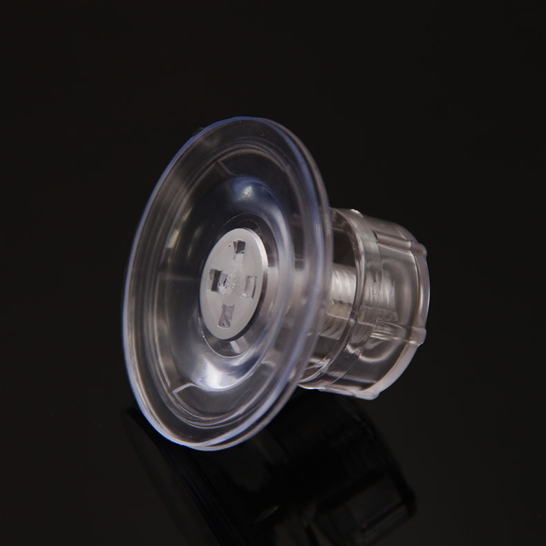 4.5cm旋转螺丝强力吸盘高透明螺杆水族玻璃晒龟台孵化箱固定吸盘