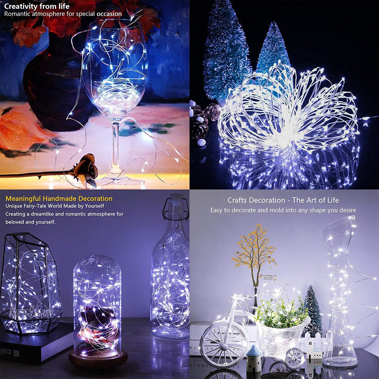 Factory direct cross-border explosions 3AA Battery Box LED copper string lights Christmas decorative lights string lights night lights