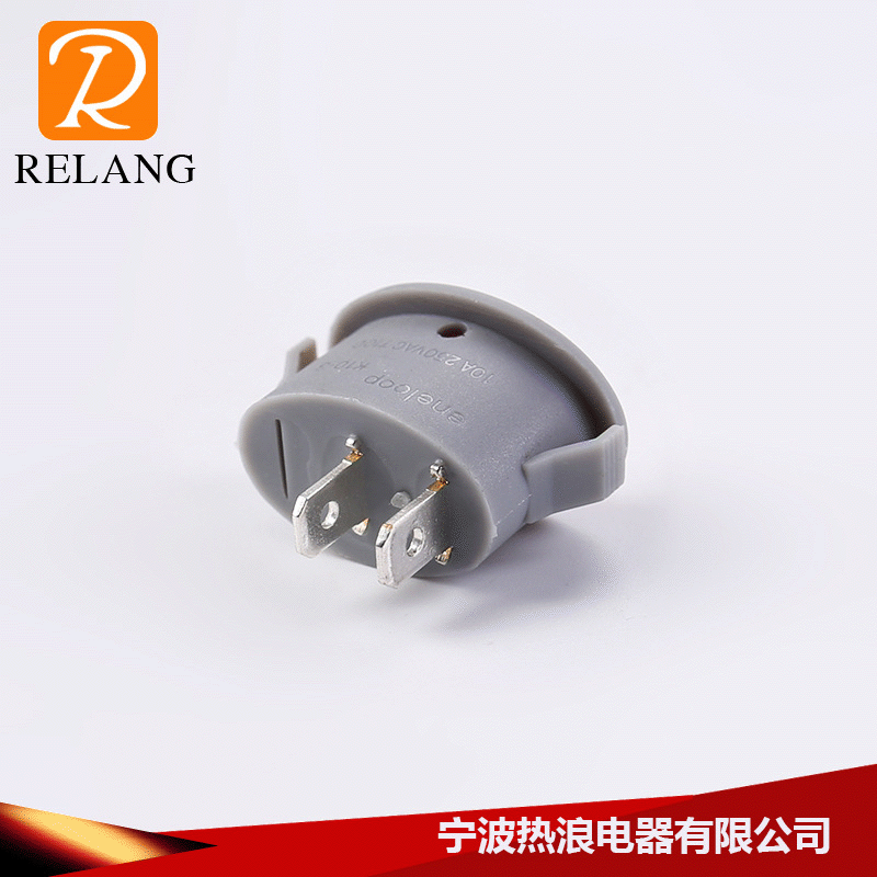 RLKG204-2P椭圆形开关二挡翘板取暖器小开关取暖器配件开关