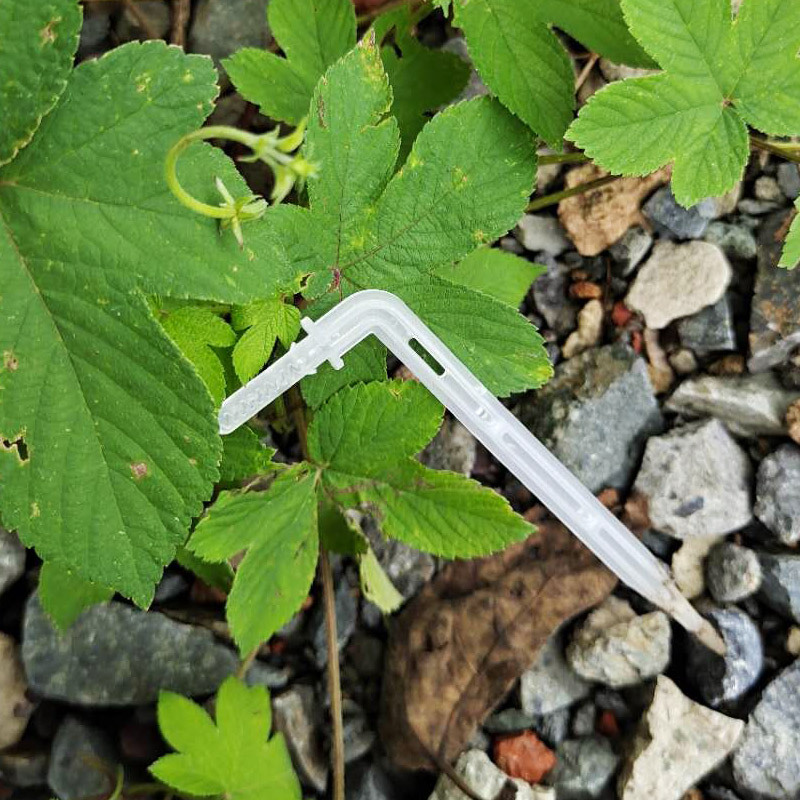 Red en maceta de riego automático de goteo de flecha de combinación de goteo transparente más transparente de tres vías de riego por goteo sin impuestos