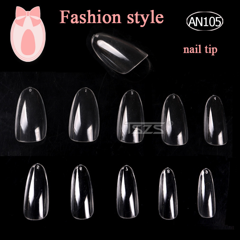 Japanese new nail patch wear fake nail piece AN105 transparent nail piece large capacity pack