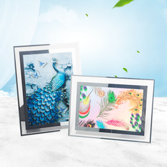 創意畫框相框擺台a4榮譽證書框5寸6寸清新風擺件水晶玻璃相框