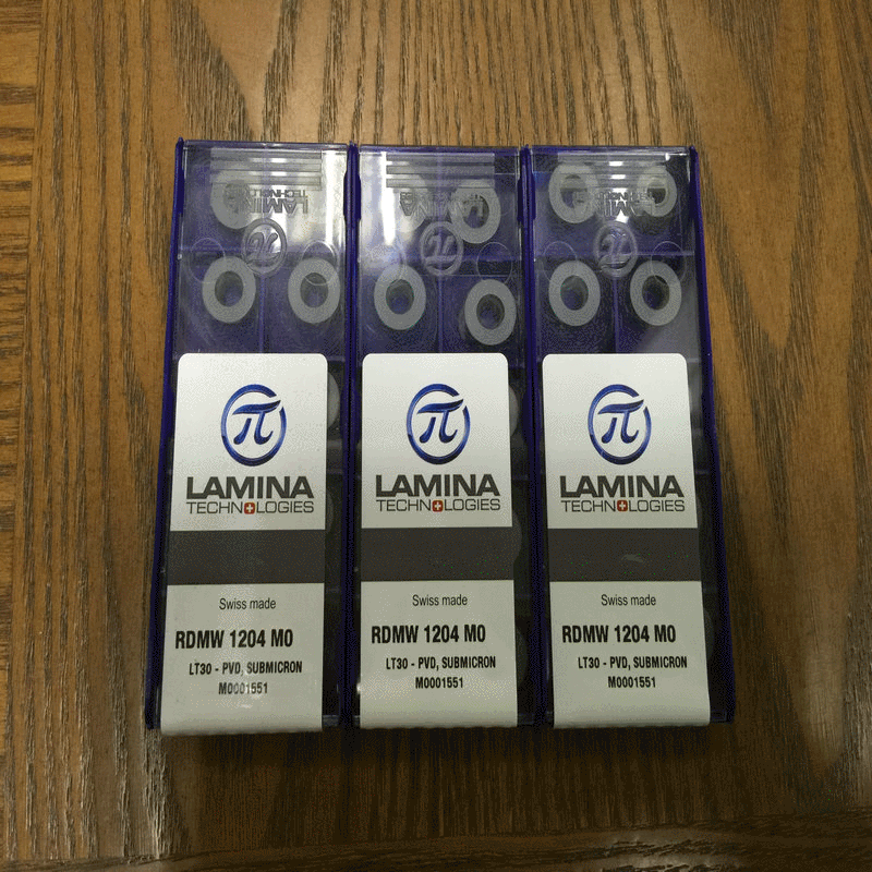 代理批发进口LAMINA林尼娜数控刀片RDMW1204 MO LT30数控铣刀片