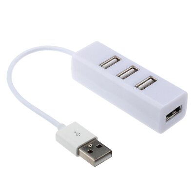 電腦usb2.0壹分四分線器 usb轉4口USB 電腦集線器 迷妳小四口HUB