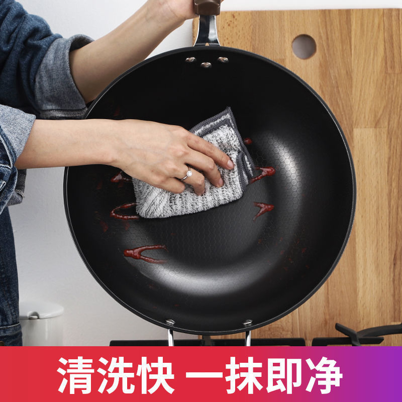 울프 킹 아이언 포트 코팅 워크 무연 팬 가정용 플랫 바닥 워크 스토브 일반 공장 도매