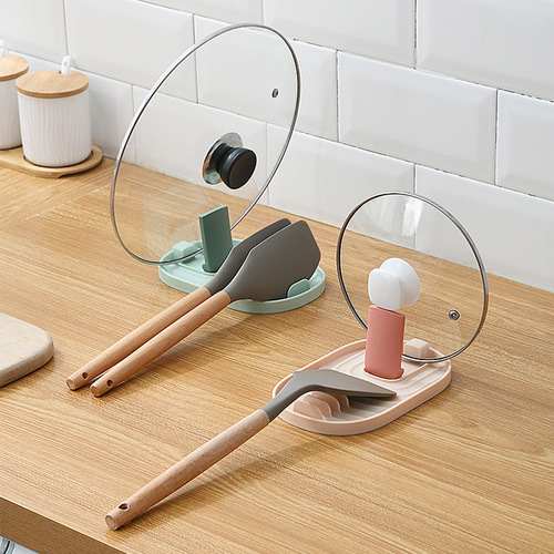 Collection original sitting pot lid rack plastic spatula rack countertop kitchen storage rack spoon chopstick storage rack wholesale