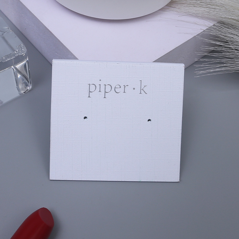 耳钉耳环耳饰包装纸卡 通用发圈项链饰品纸卡耳饰卡工厂可定批发