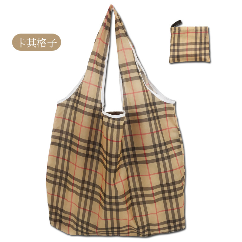 En stock pelo rápido Grande 190T tela de flores bolsa de compras Portátil Bolsa de poliéster bolsa plegable al por mayor bolsa de regalo publicitario