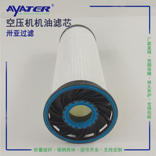 空压机三滤油滤芯 02250139-996螺杆机机油过滤滤芯折叠玻纤滤网