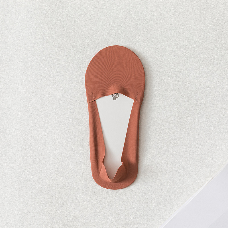 Primavera y verano nuevas medias de hielo para mujer toalla inferior boca baja calcetines de algodón de color sólido