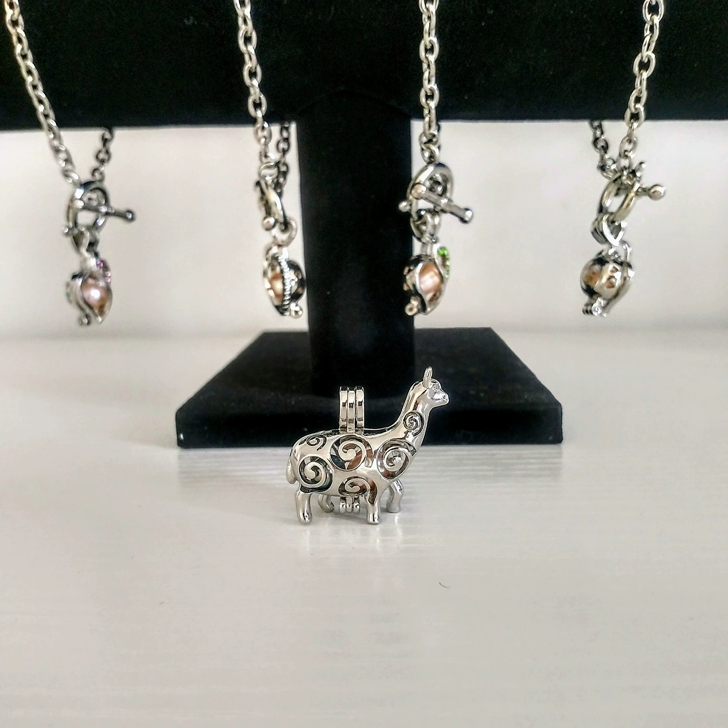 Pendant from pearl, alpaca, Aliexpress, Amazon, European style, P240, wholesale