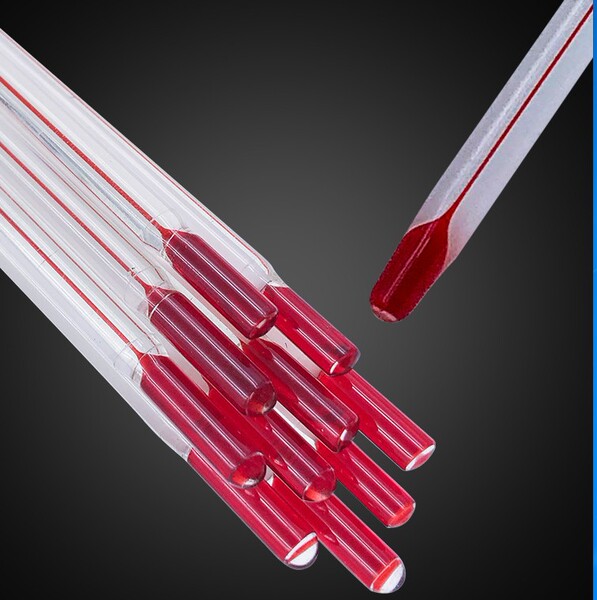 Alcohol red water thermometer Freezing point thermometer -80-60…