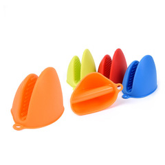 32g Factory Direct Supply Silicone Hand Clamp Kitchen Heat Insulation Gloves Anti-scald Clamp Universal Microwave Oven Finger Gloves 