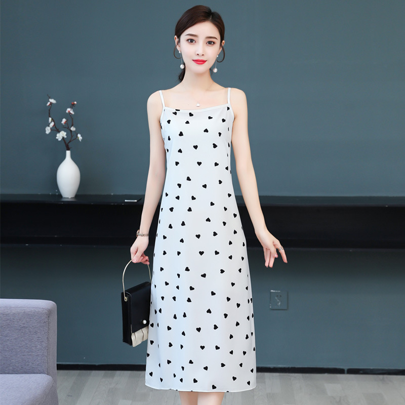 Shiffon long summer dress sleevless