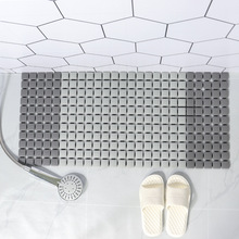 跨境拼接卫生间浴室防滑垫家用厕所洗澡防摔地垫带吸盘按摩踏脚垫