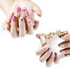 Nail stickers for manicure, children's fake nails, 24 pieces, ready-made product