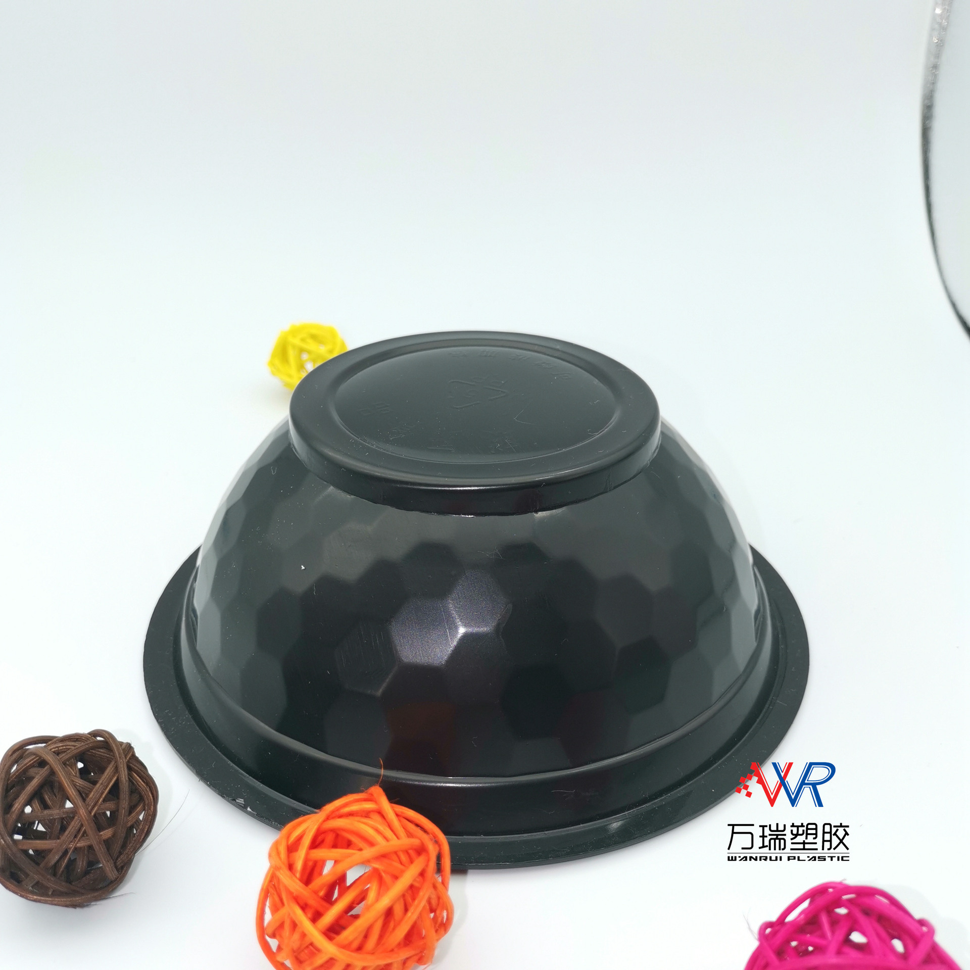 一次性黑色塑料碗 红烧肉碗 粉蒸肉高温碗 高温 160口径600ml