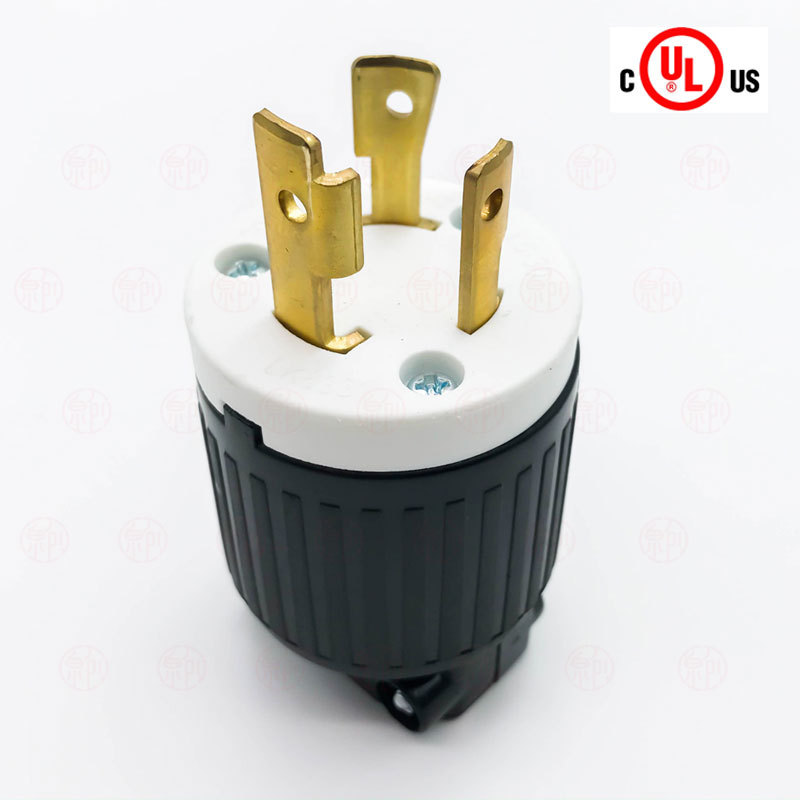 NEMA L5-15P日本工业电源插头 15A 125V 美式组装插头 LK-6311