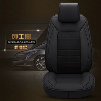 Comfortable Full-Surrounded Five-Seat Car: Modelə uyğun (Original) oturacaq örtükləri - gentleman-black-custom
