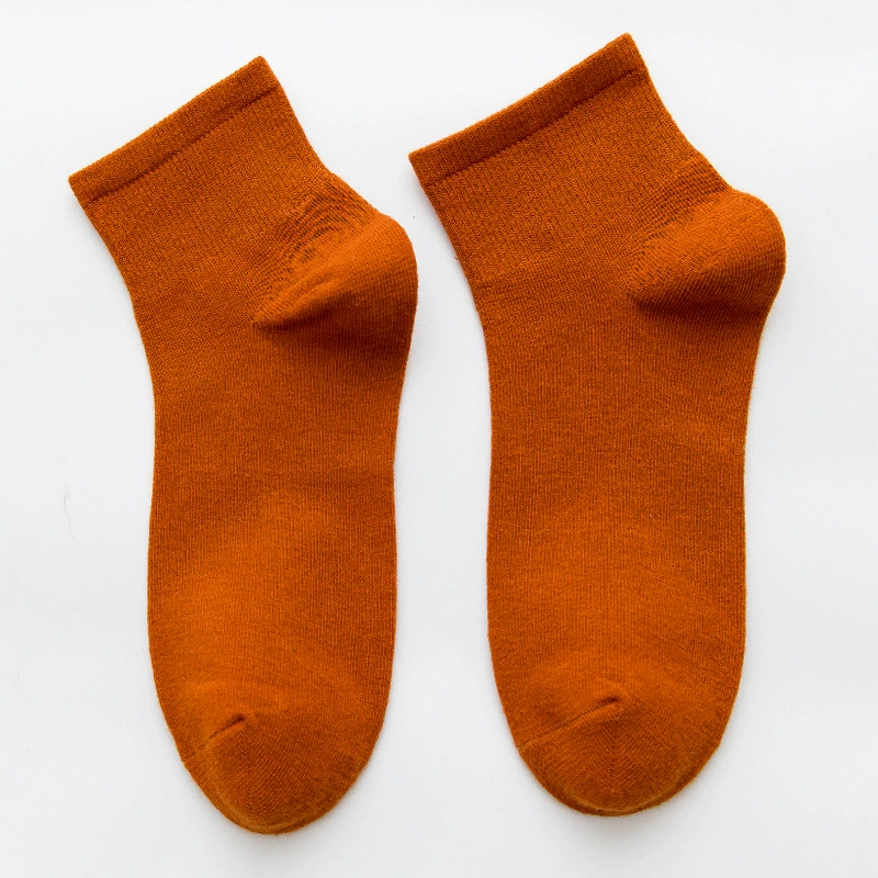 Tide, solid summer knee socks, mid-length, Korean style