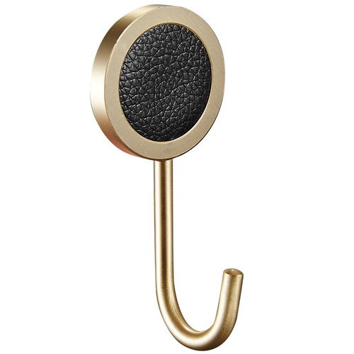 Nordic punch-free shell brass clothes hook bathroom wall hook clothes hook bathroom toilet single hook